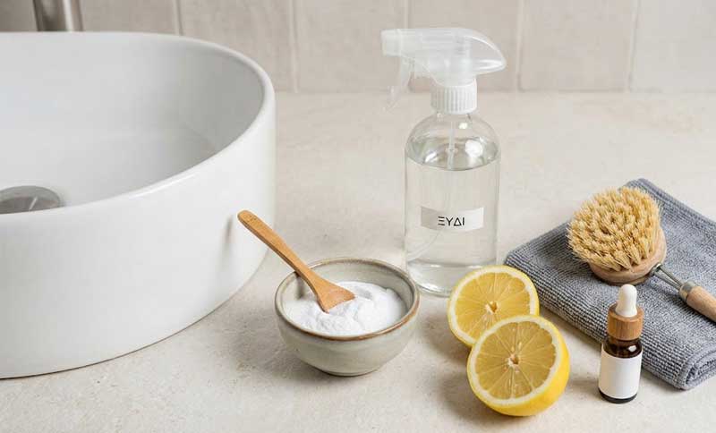 ΚΑΘΑΡΙΣΜΟΣ ΝΙΠΤΗΡΑ ΜΠΑΝΙΟΥ με φυσικά Υλικά.