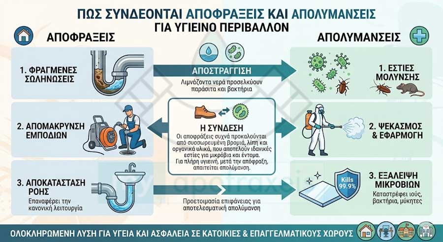 Πως συνδέονται ΑΠΟΦΡΑΞΕΙΣ και ΑΠΟΛΥΜΑΝΣΕΙΣ - Infographic